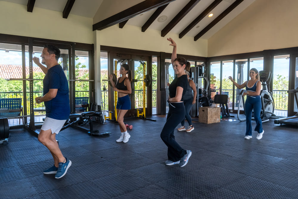 Training area at the Hacienda Pinilla fitness center